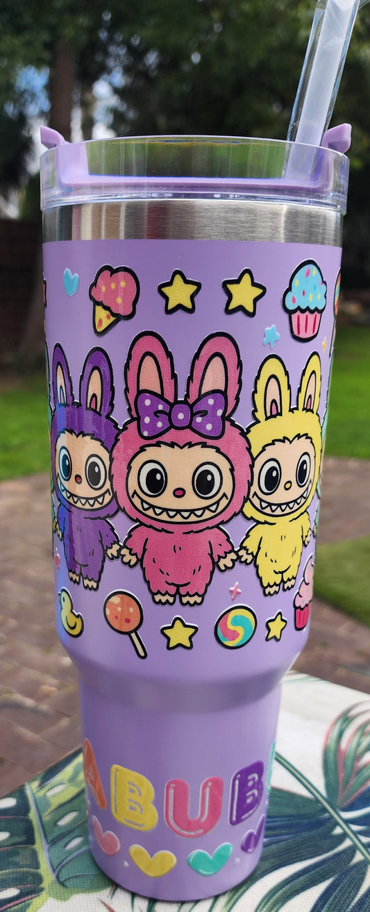 Labubuuu Dupe Travel Drink Bottle