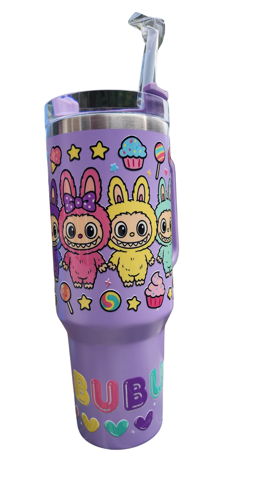 Labubuuu Dupe Travel Drink Bottle